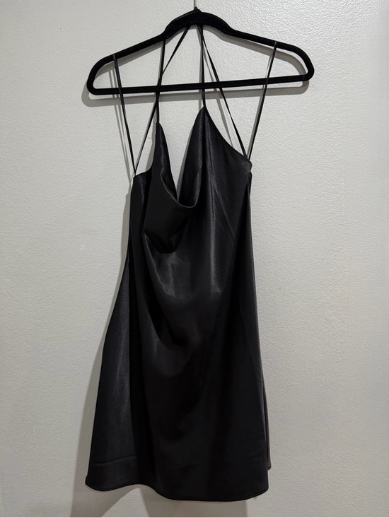 H&M Dresses & Skirts - H&M Black Satin Backless Slip Dress